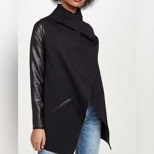 Spanx faux leather convertible jacket size XL